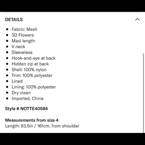 Marchesa Notte 3D flower dress - Picture 6 of 12